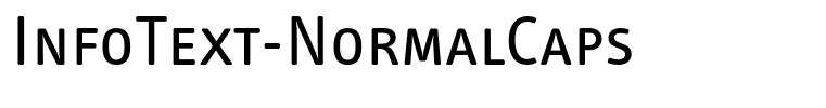 InfoText-NormalCaps