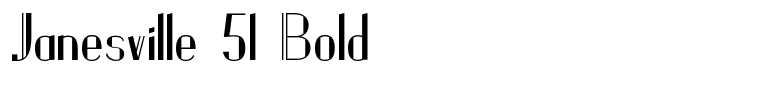 Janesville 51 Bold