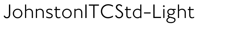 JohnstonITCStd-Light