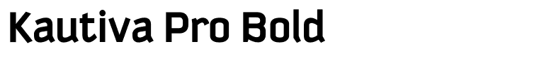Kautiva Pro Bold