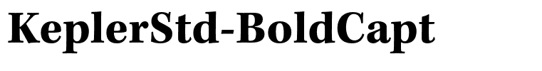 KeplerStd-BoldCapt