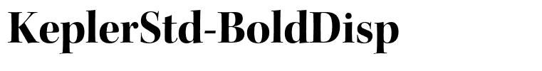 KeplerStd-BoldDisp