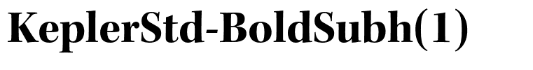 KeplerStd-BoldSubh(1)