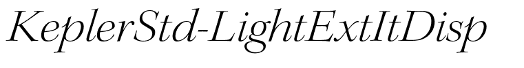 KeplerStd-LightExtItDisp