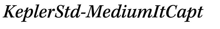 KeplerStd-MediumItCapt