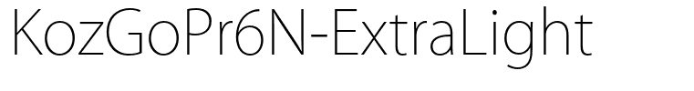 KozGoPr6N-ExtraLight