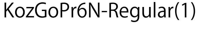 KozGoPr6N-Regular(1)