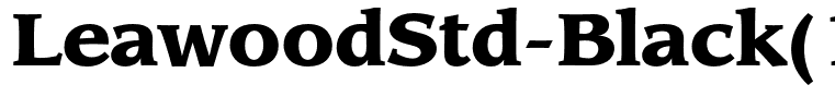 LeawoodStd-Black(1)