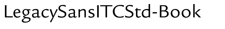 LegacySansITCStd-Book