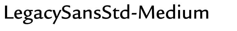 LegacySansStd-Medium