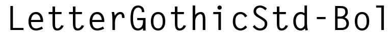 LetterGothicStd-Bold(1)