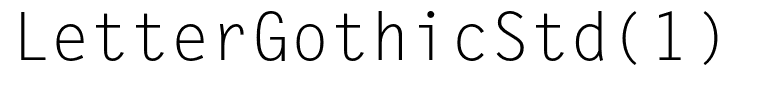 LetterGothicStd(1)