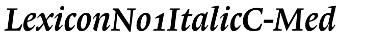 LexiconNo1ItalicC-Med