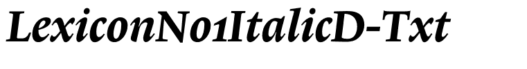 LexiconNo1ItalicD-Txt