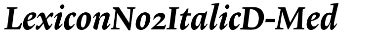 LexiconNo2ItalicD-Med