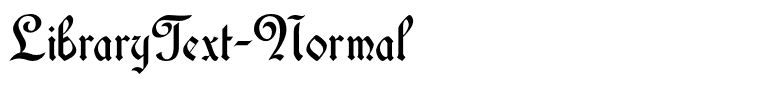 LibraryText-Normal