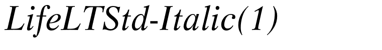 LifeLTStd-Italic(1)