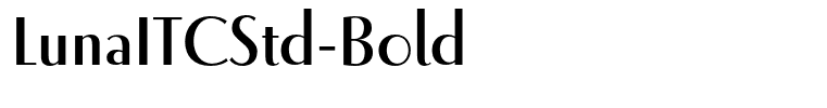 LunaITCStd-Bold