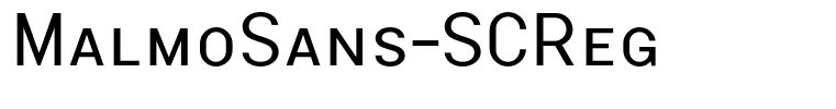 MalmoSans-SCReg