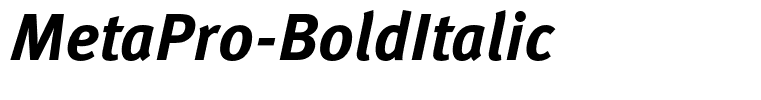 MetaPro-BoldItalic
