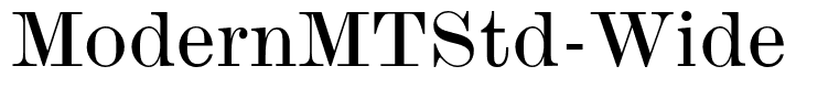 ModernMTStd-Wide