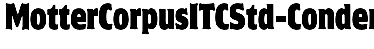 MotterCorpusITCStd-Condensed