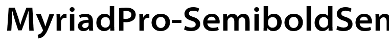 MyriadPro-SemiboldSemiExt