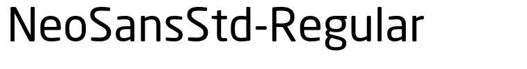 NeoSansStd-Regular