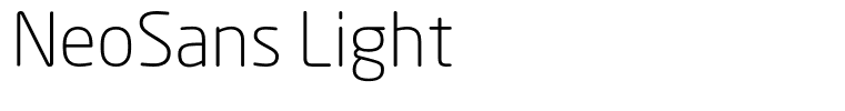 NeoSans Light