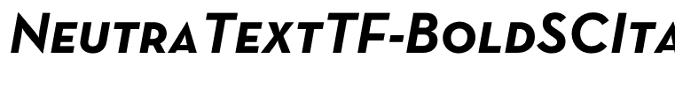 NeutraTextTF-BoldSCItalic