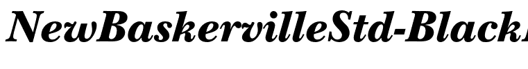 NewBaskervilleStd-BlackItalic