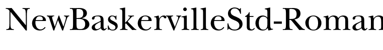 NewBaskervilleStd-Roman