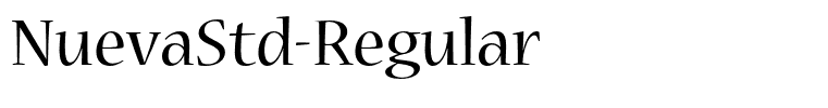 NuevaStd-Regular