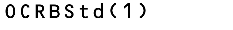OCRBStd(1)
