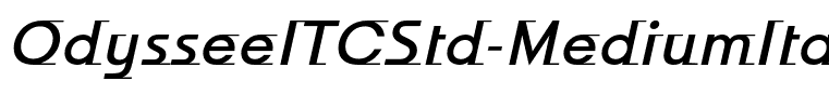 OdysseeITCStd-MediumItalic