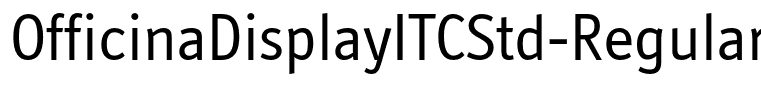 OfficinaDisplayITCStd-Regular
