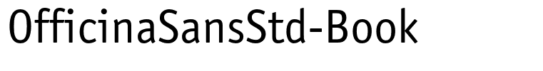 OfficinaSansStd-Book