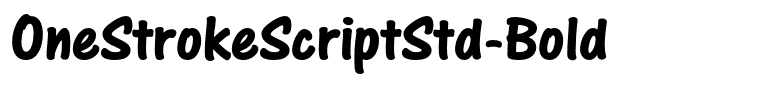 OneStrokeScriptStd-Bold