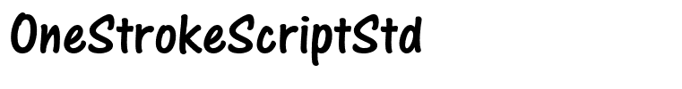 OneStrokeScriptStd