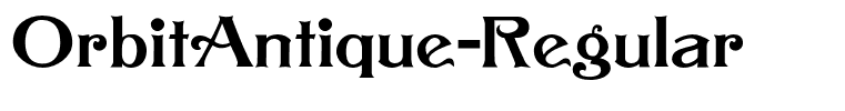 OrbitAntique-Regular