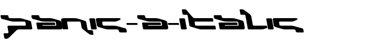 Panic-A-Italic