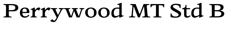 Perrywood MT Std Bold Xpd