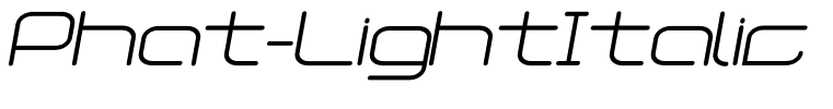 Phat-LightItalic