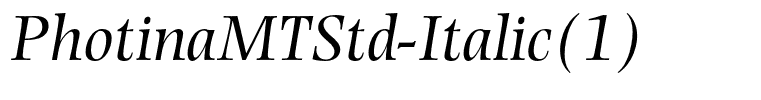 PhotinaMTStd-Italic(1)