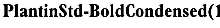 PlantinStd-BoldCondensed(1)