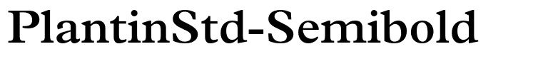 PlantinStd-Semibold