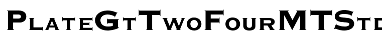 PlateGtTwoFourMTStd-Bd