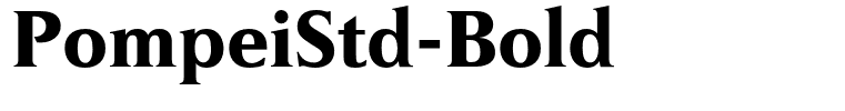 PompeiStd-Bold