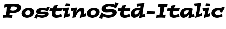 PostinoStd-Italic