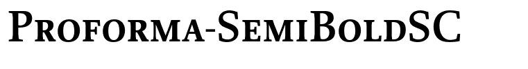 Proforma-SemiBoldSC
